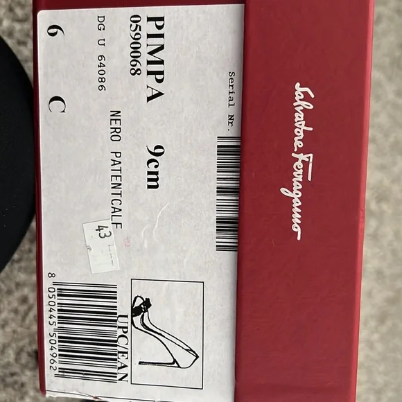 Salvatore Ferragamo platform Pumps 9sm size 6.Made in Italy. Excellent condition - Picture 4 of 6